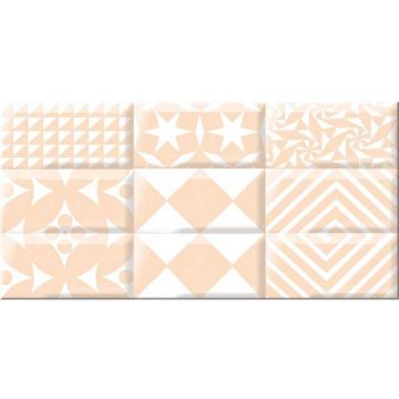 Декор Azori (Азори) Вог БЕЖ Каре Лайт 20.1х40.5 см (583252001)