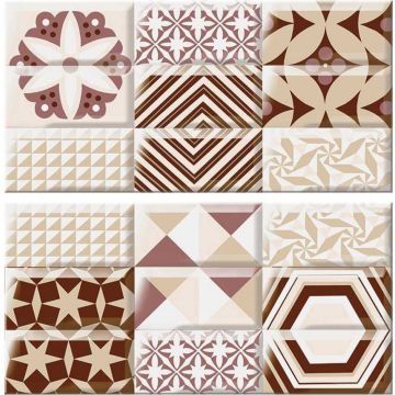 Панно Azori (Азори) из 2 частей Вог БЕЖ Каре 40.2х40.5 см (583252002)