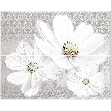 Панно Azori (Азори) Sfumato Grey Floret 40,2х50,5 см (583242002)