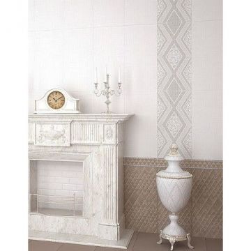 Бордюр Azori (Азори) Illusio Beige Geometry 6,2х31,5 см, 584341003