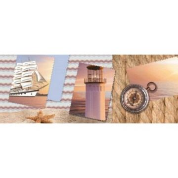 Декор Azori (Азори) Variete Blue Voyage 50,5х20,1 см