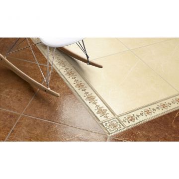 Декор Coliseumgres (Колизеум Грес) Тоццето Листья Сицилия бежевый 7.2х7.2 см (610090000330)