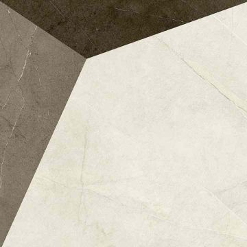 Керамогранит Coliseumgres (Колизеум Грес) Фьямма уайт вст.фрэйм ректификат 60х60 см (610080000235)