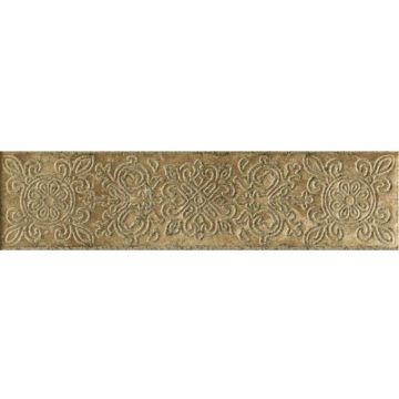 Бордюр Coliseumgres (Колизеум Грес) Фашиа Орхидея Фриули Желтый 7,2х30 см 610090000523