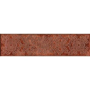 Бордюр Coliseumgres (Колизеум Грес) Фашиа Орхидея Фриули Красный 7,2х30 см 610090000524