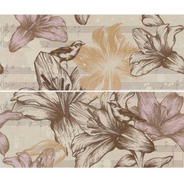 Панно Gracia Ceramica (Грация Керамика) Allegro beige бежевое 01 50х60 см 010301001933