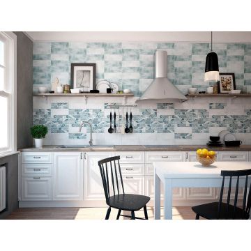Плитка настенная Gracia Ceramica (Грация Керамика) Caspian grey wall серый 02 10х30 см 010101004540