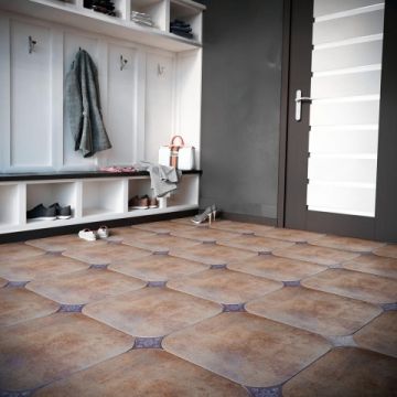 Керамогранит Gracia Ceramica (Грация Керамика) Cotto dark темно-бежевый PG 01 45х45R 45х45 см 010404001921