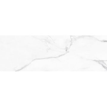 Плитка настенная Gracia Ceramica (Грация Керамика) Marble gloss white белый 01 30х90 см, глянцевая 010100001300