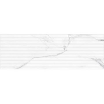 Плитка настенная Gracia Ceramica (Грация Керамика) Marble gloss white белый 02 30х90 см, глянцевая 010100001301