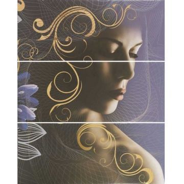 Панно Gracia Ceramica (Грация Керамика) Gracia-violet фиолетовый 02 60х75 см 010301001946