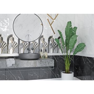 Плитка настенная Gracia Ceramica (Грация Керамика) Noir black 02 черный 60х25 см 010100001219