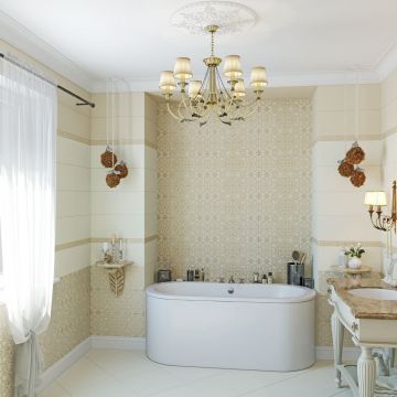 Плитка настенная Gracia Ceramica (Грация Керамика) Orion beige бежевая 03 60х25 см 010101004082