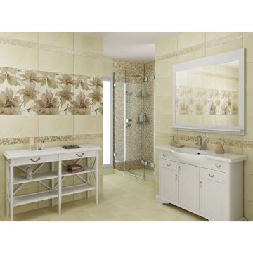 Бордюр Gracia Ceramica (Грация Керамика) Ravenna beige бежевый 01 7.5х50 см 010212001778