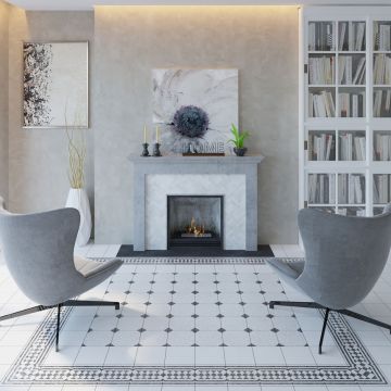 Декор Gracia Ceramica (Грация Керамика) Ricci light светлый 01 20х20 см 010300000039