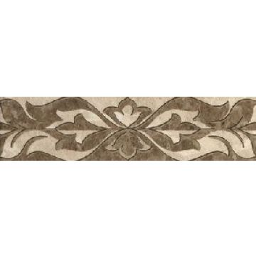 Бордюр Gracia Ceramica (Грация Керамика) Saloni brown коричневый 01 7.5х30 см 010212001736