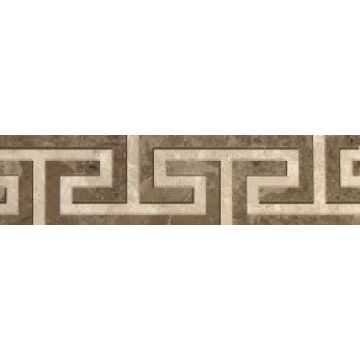 Бордюр Gracia Ceramica (Грация Керамика) Saloni brown коричневый 02 7.5х30 см 010212001737
