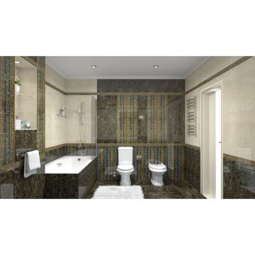 Настенная плитка Gracia Ceramica (Грация Керамика) Bohemia бежевая 02 25х60 см 010101002929