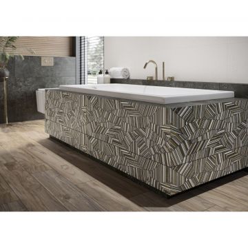 Декор Paradyz (Парадайз) Bella Grys Decor Mix Rekt Mat 29,8x89,8 см, ректификат