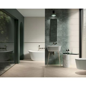 Настенная плитка Paradyz (Парадайз) Nightwish Bianco B Struktura Rekt 25x75 см, ректификат