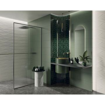 Настенная плитка Paradyz (Парадайз) Nightwish Bianco B Struktura Rekt 25x75 см, ректификат