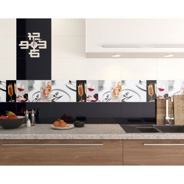 Бордюр Paradyz Uniwersalna Szklana Arancione 2,3х60 см