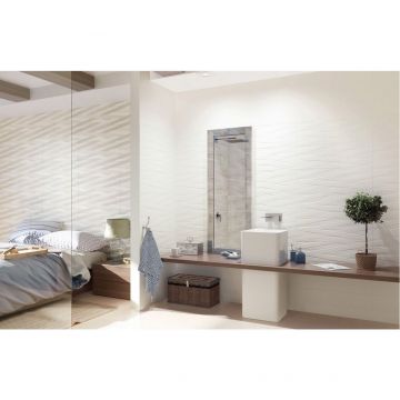 Настенная плитка Paradyz (Парадайз) Elia Bianco Struktura A 25х75 см