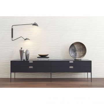 Настенная плитка Paradyz (Парадайз) Margarita Nero Struktura A 32,5х97,7 см