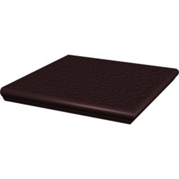 Ступень Paradyz (Парадайз) Natural Brown Duro угловая с носиком структ 33х33х1,1 см, Z---330X330-1-NATU.BRKN
