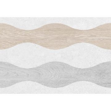 Плитка настенная Keramin (Керамин) Киото 1Д волны декор 27,5х40 см