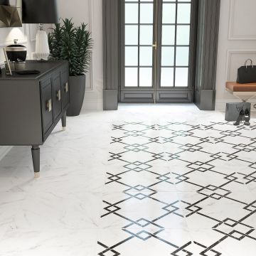 Плитка настенная Keramin (Керамин) Монте 7Д белый ректификат 30х90 см, МОНТЕ7Д/30/90/48,6