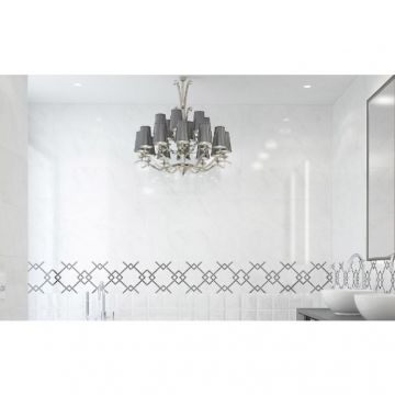 Плитка настенная Keramin (Керамин) Монте 7Д белый ректификат 30х90 см, МОНТЕ7Д/30/90/48,6