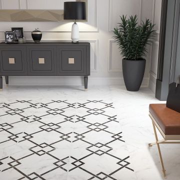 Плитка настенная Keramin (Керамин) Монте 7Д белый ректификат 30х90 см, МОНТЕ7Д/30/90/48,6