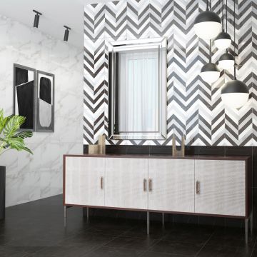 Плитка настенная Keramin (Керамин) Пантеон 7Д серый 27,5х40 см, ПАНТЕОН7Д/27.5/40/59.4