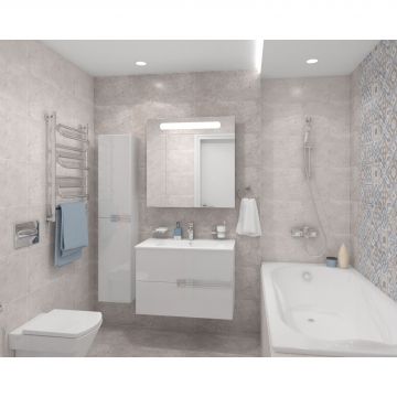 Керамогранит Keramin (Керамин) Портланд 1 светло-серый 30х60 см, ПОРЛ1/30/60/46.08