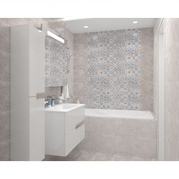 Керамогранит Keramin (Керамин) Портланд 1 светло-серый 30х60 см, ПОРЛ1/30/60/46.08