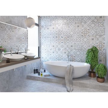 Керамогранит Keramin (Керамин) Портланд 1 светло-серый 30х60 см, ПОРЛ1/30/60/46.08