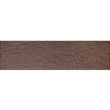 Клинкерная плитка Keramin (Керамин) Амстердам 4 рельеф коричневый 6.5х24.5 см