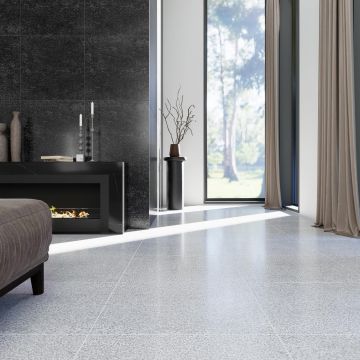 Керамогранит Keramin (Керамин) Габбро 1 серый подполированный 60х60 см