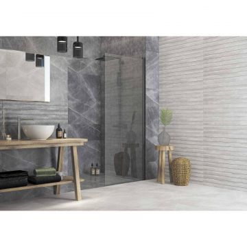 Плитка настенная Keramin (Керамин) Канон 1Д серый 30х90 см