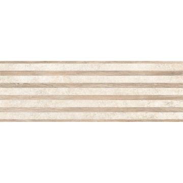 Плитка настенная Keramin (Керамин) Намиб 3Д бежевый 30х90 см