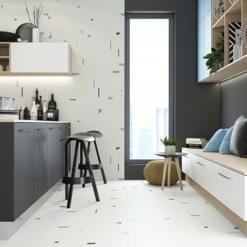 Плитка настенная Keramin (Керамин) Сагано 1 белая 30х60 см