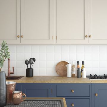 Плитка настенная Keramin (Керамин) Скаген 7 белый 30х90 см