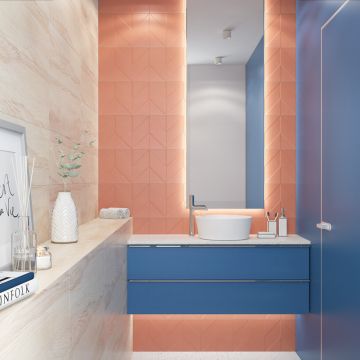 Плитка настенная Keramin (Керамин) Танага 7 белый 25х75 см