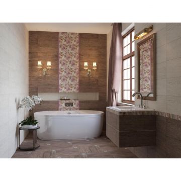 Керамогранит Keramin (Керамин) Троя 1 темно-коричневый 40х40 см