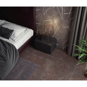 Плитка настенная Keramin (Керамин) Флокк 4С коричневый 30х90 см