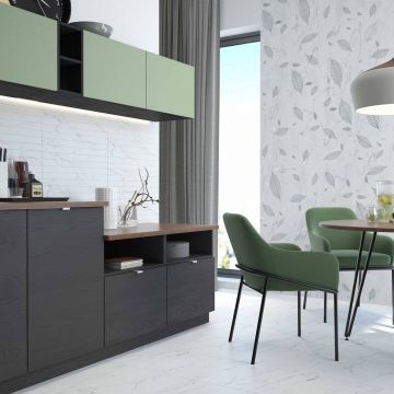 Плитка настенная Keramin (Керамин) Хокку 7Д белая 30х60 см