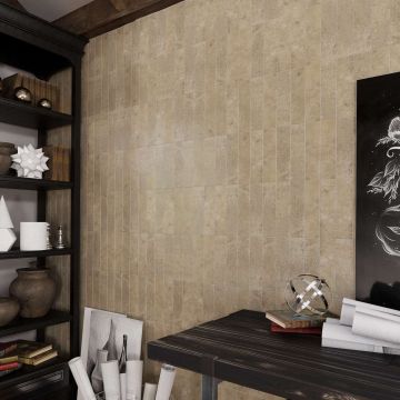 Клинкерная плитка Keramin (Керамин) Юта 3 бежевый 6.5х24.5 см