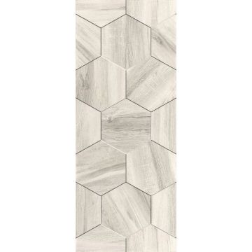 Настенная плитка Keramin (Керамин) Миф 7 белый 20х50 см