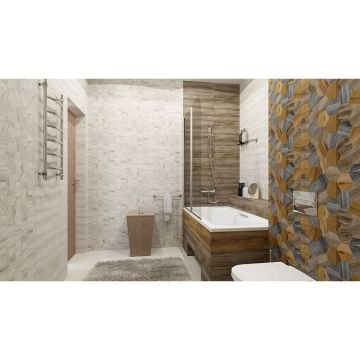 Настенная плитка Keramin (Керамин) Миф 7С белый 20х50 см